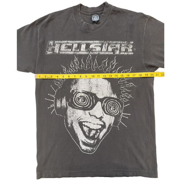 Hellstar Shirt Mens Med Black Path to Paradise Heaven Sounds Streetwear Back Hit - Picture 5 of 8